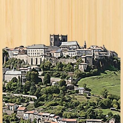 Carte postale en bamboo - DC0753 - Régions de France > Auvergne, Régions de France > Auvergne > Cantal, Régions de France