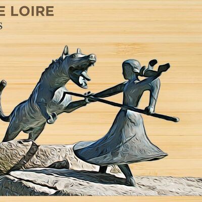 Bambuspostkarte – DC0757 – Regionen Frankreichs > Auvergne, Regionen Frankreichs > Auvergne > Haute Loire, Regionen Frankreichs