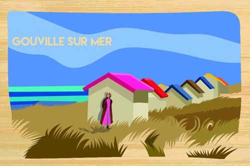 Carte postale en bamboo - CM0775 - Régions de France > Basse-Normandie, Régions de France > Basse-Normandie > Manche, Régions de France