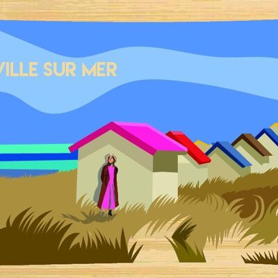 Carte postale en bamboo - CM0775 - Régions de France > Basse-Normandie, Régions de France > Basse-Normandie > Manche, Régions de France