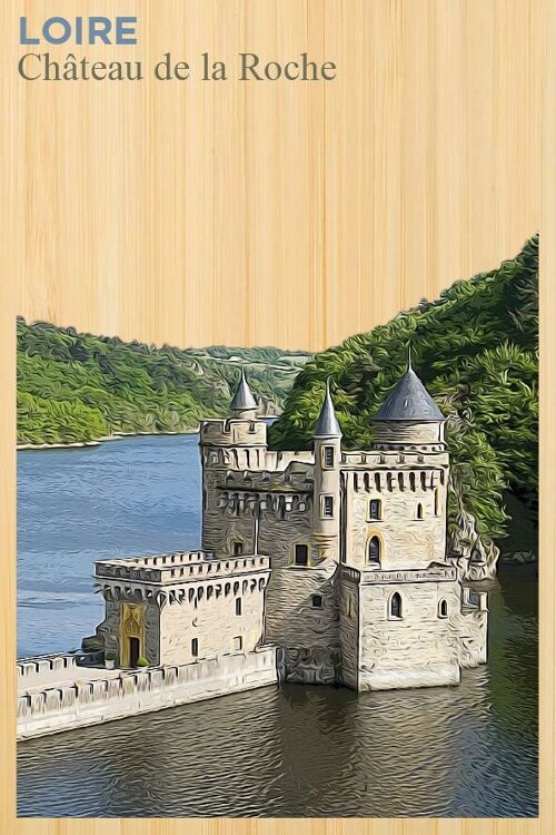 Carte postale en bamboo - DC0785 - Régions de France > Rhône-Alpes > Loire, Régions de France, Régions de France > Rhône-Alpes