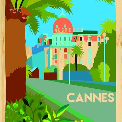 Carte postale en bamboo - CM0819 - Régions de France > Provence-Alpes-Côte d'Azur / PACA > Alpes Maritimes, Régions de France > Provence-Alpes-Côte d'Azur / PACA, Régions de France