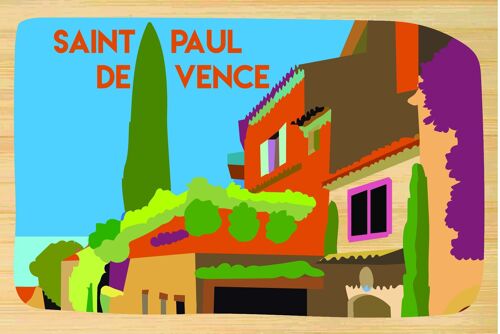 Carte postale en bamboo - CM0824 - Régions de France > Provence-Alpes-Côte d'Azur / PACA > Alpes Maritimes, Régions de France > Provence-Alpes-Côte d'Azur / PACA, Régions de France