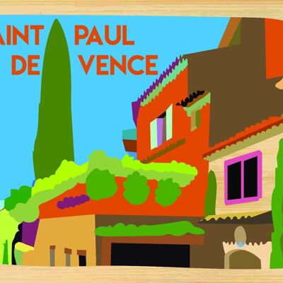 Carte postale en bamboo - CM0824 - Régions de France > Provence-Alpes-Côte d'Azur / PACA > Alpes Maritimes, Régions de France > Provence-Alpes-Côte d'Azur / PACA, Régions de France
