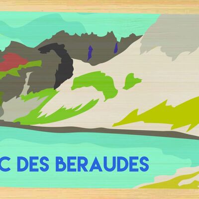 Carte postale en bamboo - CM0827 - Régions de France > Provence-Alpes-Côte d'Azur / PACA > Hautes Alpes, Régions de France > Provence-Alpes-Côte d'Azur / PACA, Régions de France