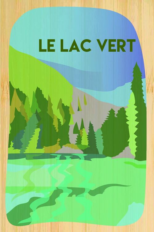 Carte postale en bamboo - CM0829 - Régions de France > Provence-Alpes-Côte d'Azur / PACA > Hautes Alpes, Régions de France > Provence-Alpes-Côte d'Azur / PACA, Régions de France