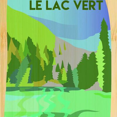 Carte postale en bamboo - CM0829 - Régions de France > Provence-Alpes-Côte d'Azur / PACA > Hautes Alpes, Régions de France > Provence-Alpes-Côte d'Azur / PACA, Régions de France