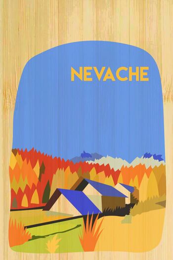 Carte postale en bamboo - CM0832 - Régions de France > Provence-Alpes-Côte d'Azur / PACA > Hautes Alpes, Régions de France > Provence-Alpes-Côte d'Azur / PACA, Régions de France