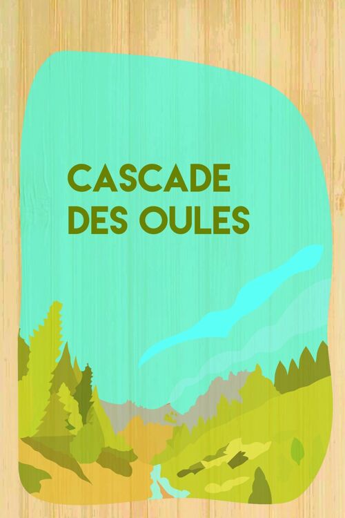 Carte postale en bamboo - CM0833 - Régions de France > Provence-Alpes-Côte d'Azur / PACA > Hautes Alpes, Régions de France > Provence-Alpes-Côte d'Azur / PACA, Régions de France
