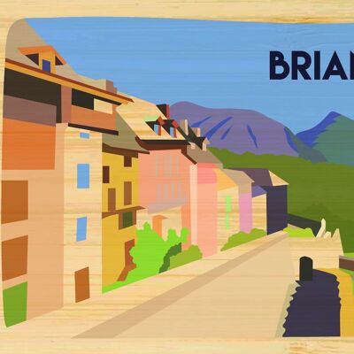 Carte postale en bamboo - CM0834 - Régions de France > Provence-Alpes-Côte d'Azur / PACA > Hautes Alpes, Régions de France > Provence-Alpes-Côte d'Azur / PACA, Régions de France