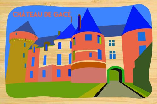 Carte postale en bamboo - CM0839 - Régions de France > Basse-Normandie, Régions de France > Basse-Normandie > Orne, Régions de France