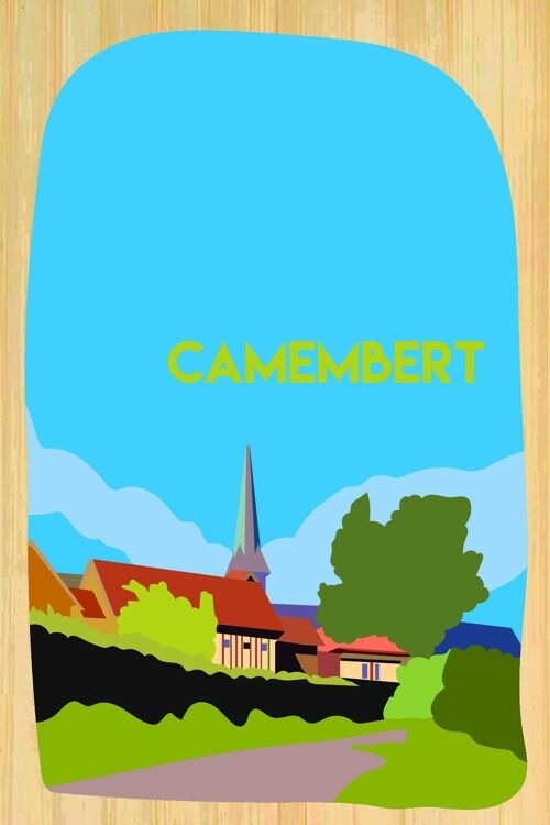 Carte postale en bamboo - CM0842 - Régions de France > Basse-Normandie, Régions de France > Basse-Normandie > Orne, Régions de France