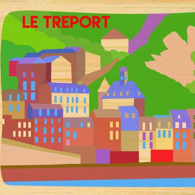 Carte postale en bamboo - CM0858 - Régions de France > Haute-Normandie, Régions de France, Régions de France > Haute-Normandie > Seine Maritime