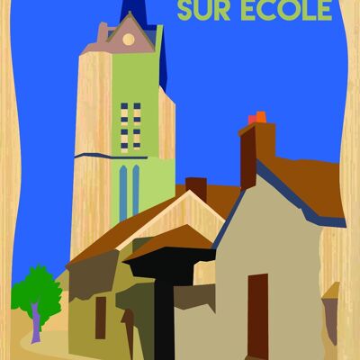 Carte postale en bamboo - CM0868 - Régions de France > Ile-de-France > Essonne, Régions de France > Ile-de-France, Régions de France