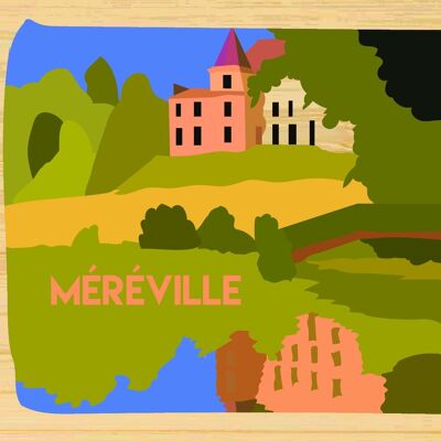 Carte postale en bamboo - CM0873 - Régions de France > Ile-de-France > Essonne, Régions de France > Ile-de-France, Régions de France