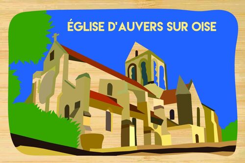 Carte postale en bamboo - CM0886 - Régions de France > Ile-de-France, Régions de France, Régions de France > Ile-de-France > Val d'Oise