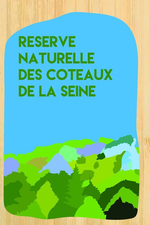 Carte postale en bamboo - CM0889 - Régions de France > Ile-de-France, Régions de France, Régions de France > Ile-de-France > Val d'Oise