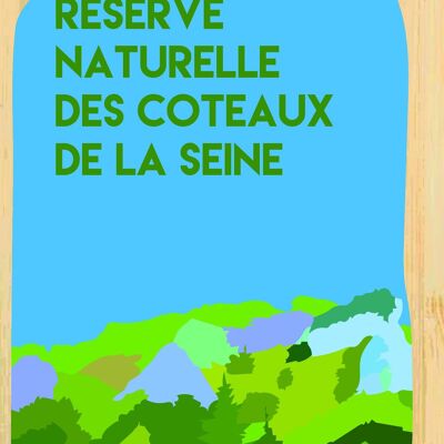 Carte postale en bamboo - CM0889 - Régions de France > Ile-de-France, Régions de France, Régions de France > Ile-de-France > Val d'Oise