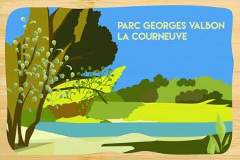 Carte postale en bamboo - CM0909 - Régions de France > Ile-de-France, Régions de France, Régions de France > Ile-de-France > Seine Saint Denis