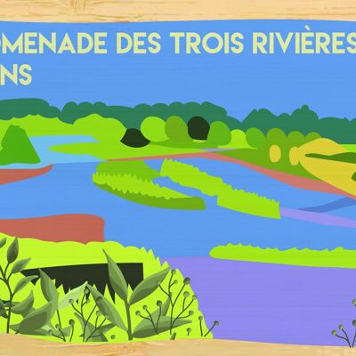 Bambuspostkarte - CM0911 - Regionen Frankreichs > Ile-de-France, Regionen Frankreichs, Regionen Frankreichs > Ile-de-France > Seine Saint Denis