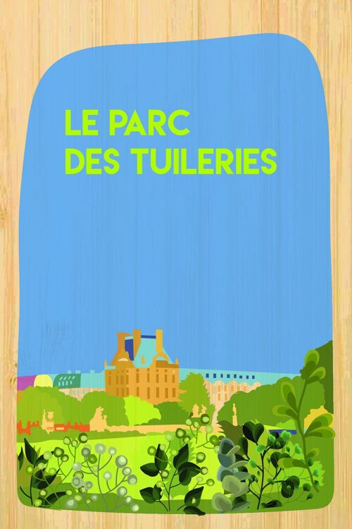 Carte postale en bamboo - CM0931 - Régions de France > Ile-de-France, Régions de France > Ile-de-France > Paris, Régions de France