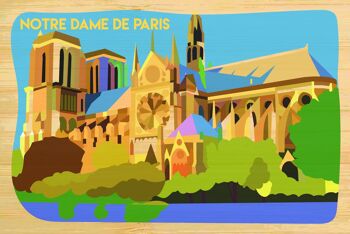 Carte postale en bamboo - CM0936 - Régions de France > Ile-de-France, Régions de France > Ile-de-France > Paris, Régions de France