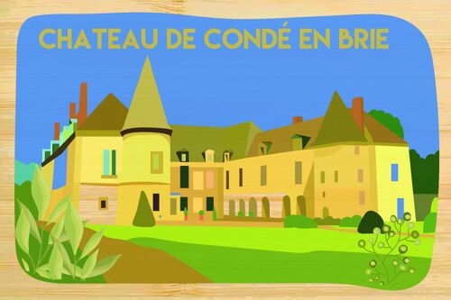 Carte postale en bamboo - CM0938 - Régions de France > Picardie > Aisne, Régions de France > Picardie, Régions de France