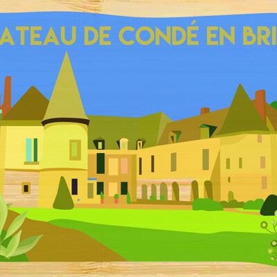 Carte postale en bamboo - CM0938 - Régions de France > Picardie > Aisne, Régions de France > Picardie, Régions de France
