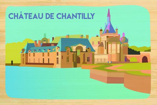 Carte postale en bamboo - CM0949 - Régions de France > Picardie > Oise, Régions de France > Picardie, Régions de France