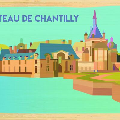 Carte postale en bamboo - CM0949 - Régions de France > Picardie > Oise, Régions de France > Picardie, Régions de France