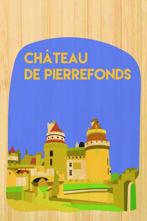 Carte postale en bamboo - CM0951 - Régions de France > Picardie > Oise, Régions de France > Picardie, Régions de France