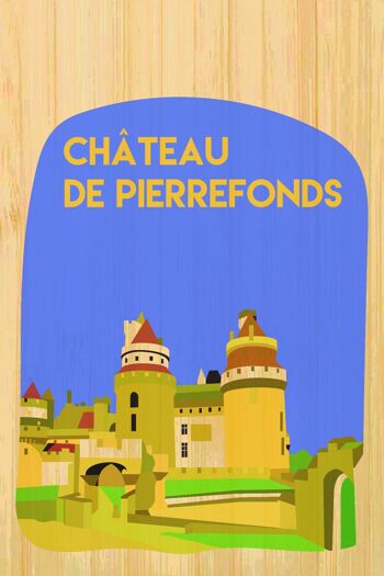 Carte postale en bamboo - CM0951 - Régions de France > Picardie > Oise, Régions de France > Picardie, Régions de France