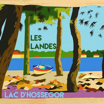 Carte postale en bamboo - CM0982 - Régions de France > Aquitaine, Régions de France > Aquitaine > Landes, Régions de France