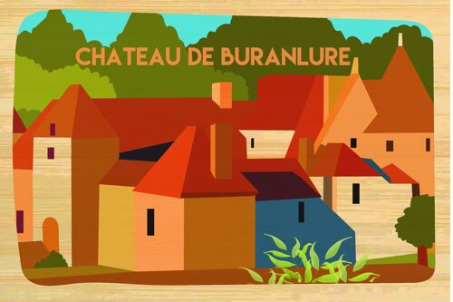 Carte postale en bamboo - CM0995 - Régions de France > Centre, Régions de France > Centre > Cher, Régions de France