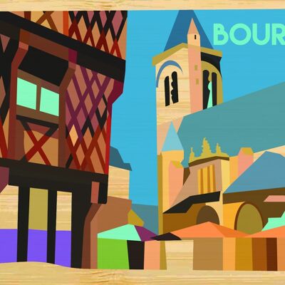 Bambuspostkarte - CM0997 - Regionen Frankreichs > Zentrum, Regionen Frankreichs > Zentrum > Cher, Regionen Frankreichs