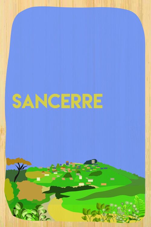 Carte postale en bamboo - CM1000 - Régions de France > Centre, Régions de France > Centre > Cher, Régions de France