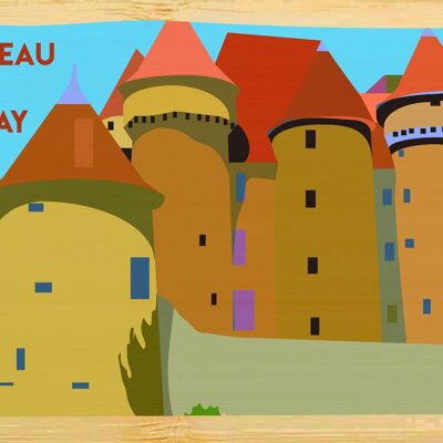 Carte postale en bamboo - CM1006 - Régions de France > Centre, Régions de France > Centre > Indre, Régions de France