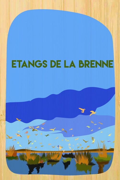 Carte postale en bamboo - CM1009 - Régions de France > Centre, Régions de France > Centre > Indre, Régions de France