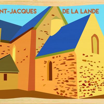 Bambuspostkarte - CM1026 - Regionen Frankreichs > Bretagne, Regionen Frankreichs > Bretagne > Ille et Vilaine, Regionen Frankreichs
