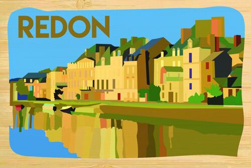 Carte postale en bamboo - CM1025 - Régions de France > Bretagne, Régions de France > Bretagne > Ille et Vilaine, Régions de France