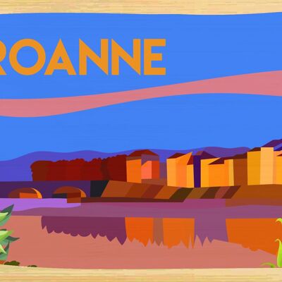 Cartolina in bambù - CM1052 - Regioni della Francia > Rodano-Alpi > Loira, Regioni della Francia, Regioni della Francia > Rodano-Alpi