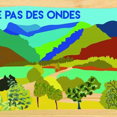 Postal de bambú - CM1067 - Regiones de Francia > Ródano-Alpes > Drôme, Regiones de Francia, Regiones de Francia > Ródano-Alpes