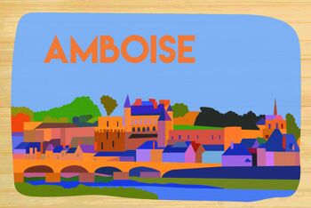 Carte postale en bamboo - CM1082 - Régions de France > Centre, Régions de France > Centre > Indre et Loire, Régions de France