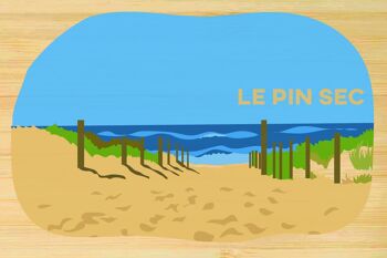 Carte postale en bamboo - CM1098 - Régions de France > Aquitaine, Régions de France > Aquitaine > Gironde, Régions de France