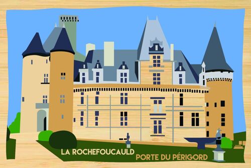 Carte postale en bamboo - CM1101 - Régions de France > Poitou-Charentes > Charente, Régions de France > Poitou-Charentes, Régions de France