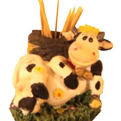 CASE FOR TOOTHPICKS "COW" FROM RESIN LL-501B