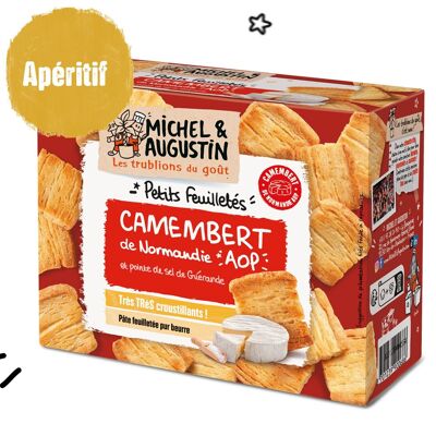 Small aperitif puff pastries with Camembert 80g