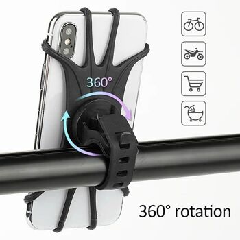 SPIDER PHONE : Support Universel Rotatif pour Smartphone Fixation Vélo 14