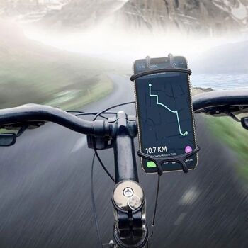 SPIDER PHONE : Support Universel Rotatif pour Smartphone Fixation Vélo 16