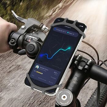 SPIDER PHONE : Support Universel Rotatif pour Smartphone Fixation Vélo 25